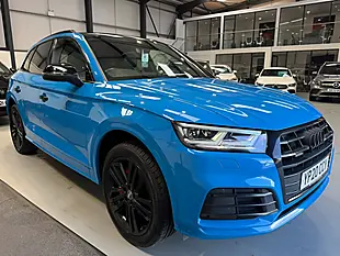 Used 2020 Audi Q5 S Line Competition Blue - Interior and Exterior details 7