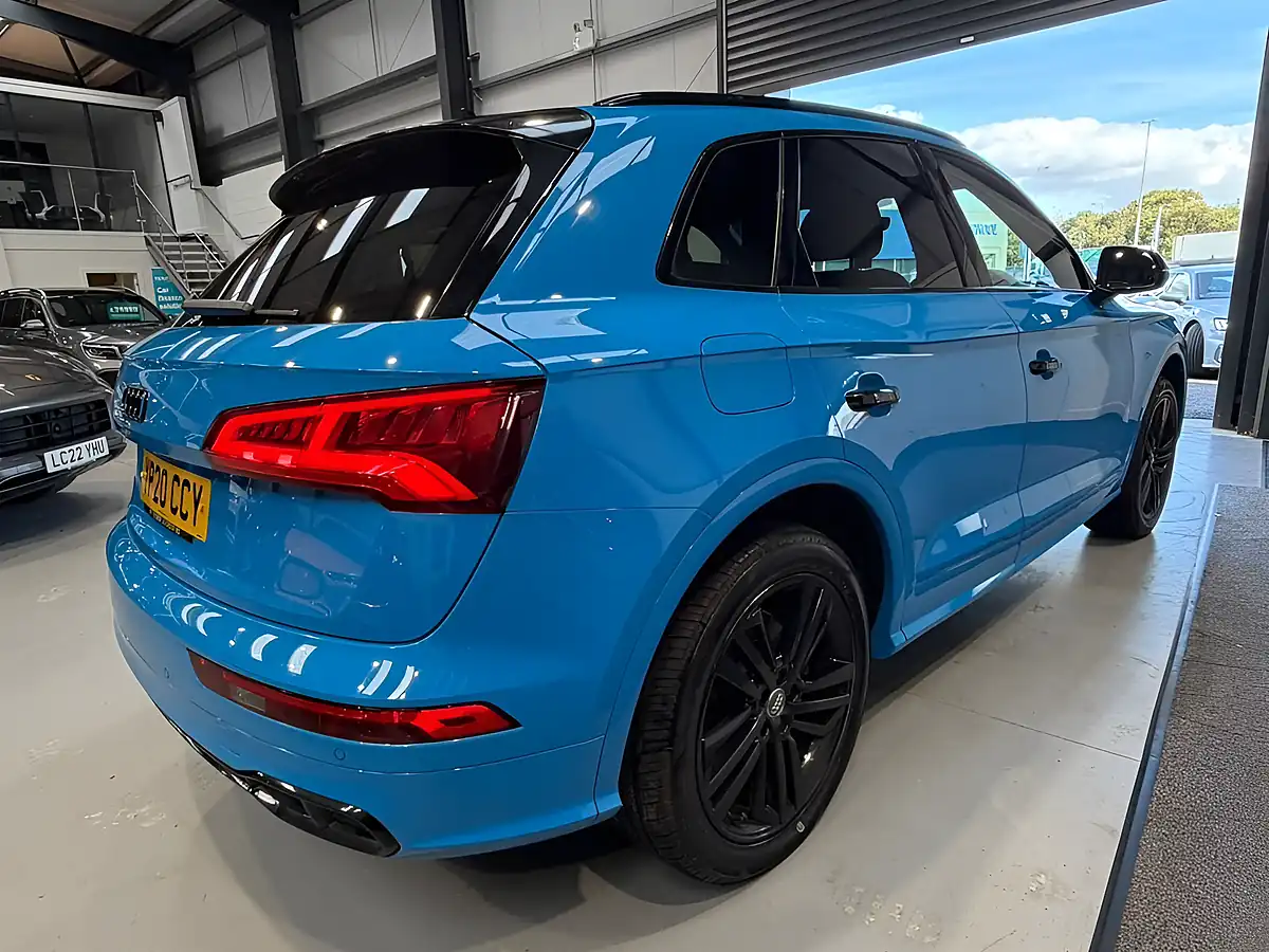 Used 2020 Audi Q5 S Line Competition Blue - Interior and Exterior details 9