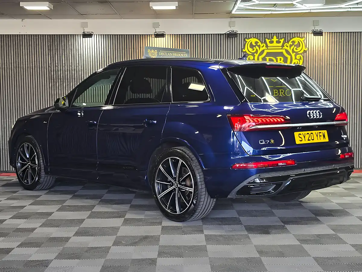 Used 2020 Audi Q7 Black Edition Blue - Interior and Exterior details 5