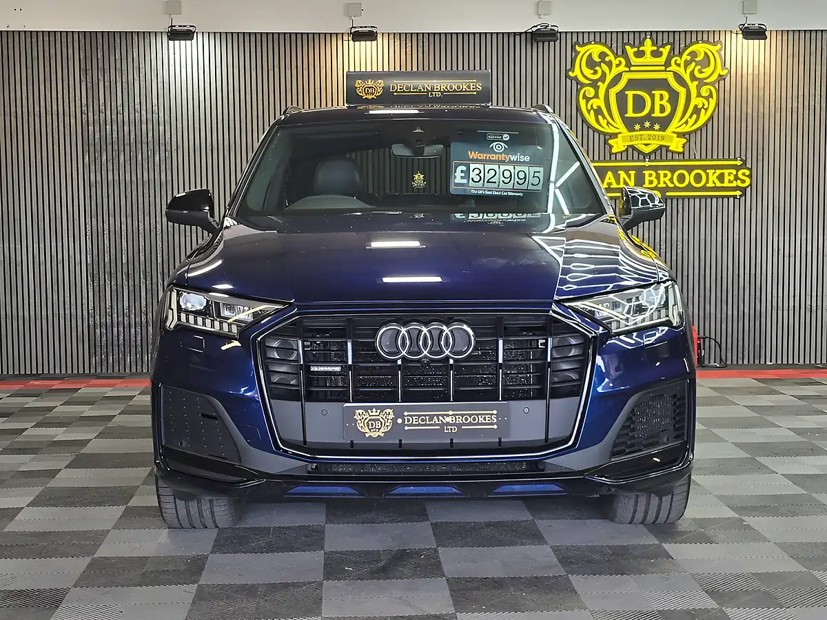 Used 2020 Audi Q7 Black Edition Blue - Interior and Exterior details 8