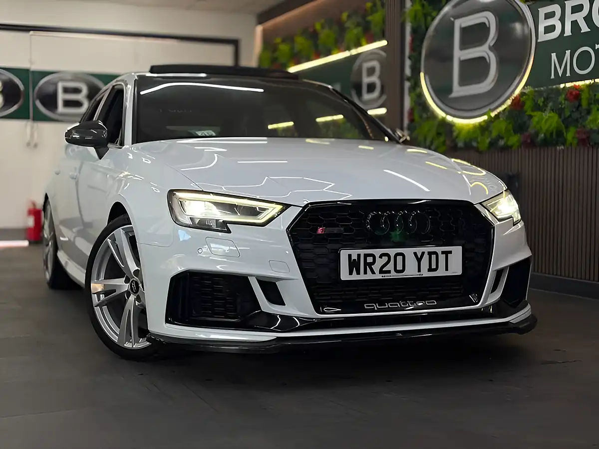 Used 2020 Audi RS3 Audi Sport Edition White - Front View