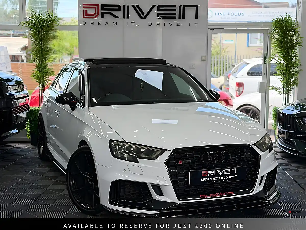 Used 2020 Audi RS3 Sport Edition White - Front View