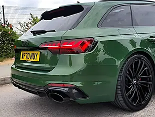 Used 2020 Audi RS4 Avant Carbon Black Sonoma Green - Interior and Exterior details 11