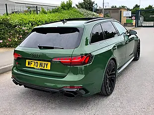 Used 2020 Audi RS4 Avant Carbon Black Sonoma Green - Interior and Exterior details 9