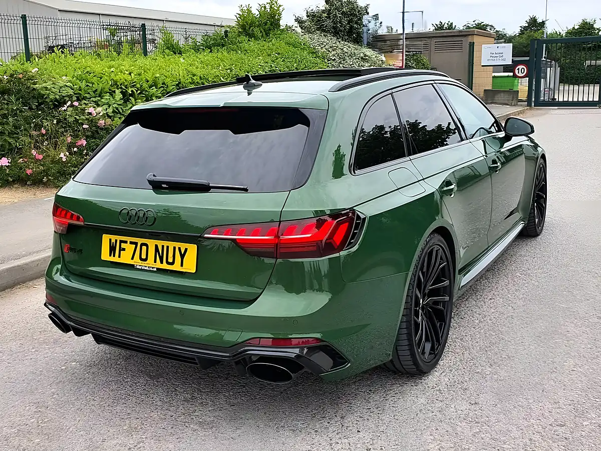 Used 2020 Audi RS4 Avant Carbon Black Sonoma Green - Interior and Exterior details 9