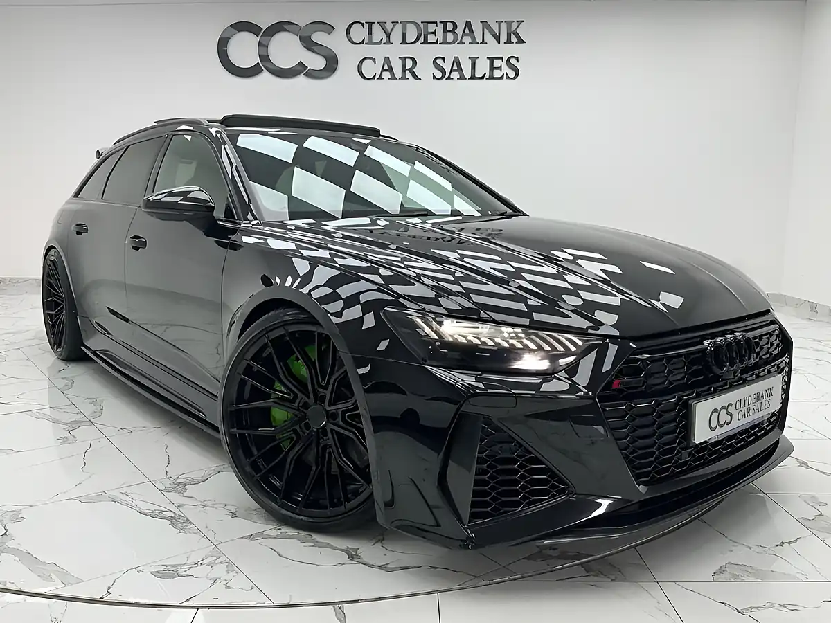 Used 2020 Audi RS6 Avant Carbon Black Black - Front View
