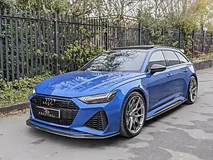 Used 2020 Audi RS6 Avant Carbon Black Blue - Interior and Exterior details 12