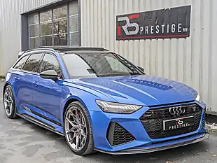 Used 2020 Audi RS6 Avant Carbon Black Blue - Interior and Exterior details 13