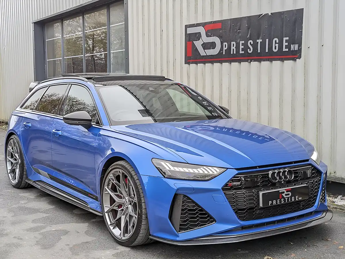 Used 2020 Audi RS6 Avant Carbon Black Blue - Interior and Exterior details 13