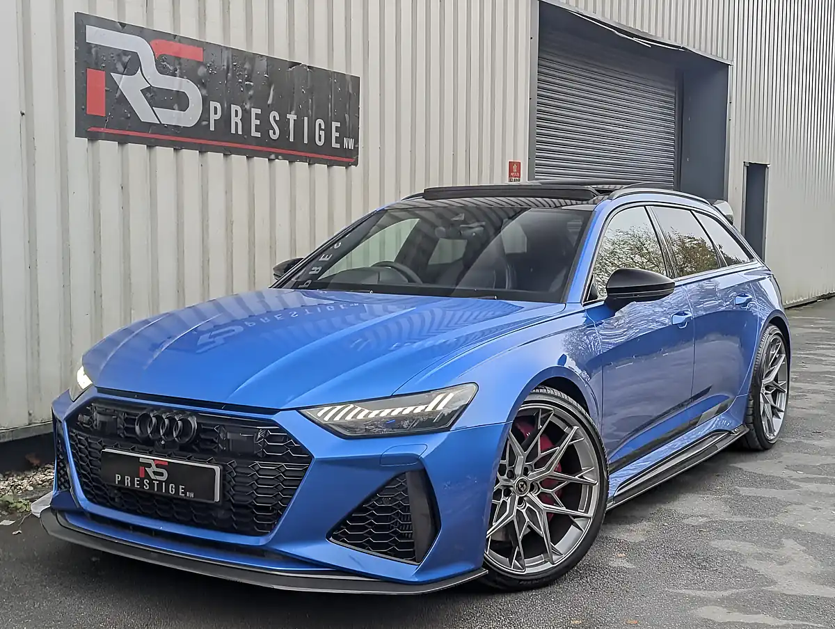 Used 2020 Audi RS6 Avant Carbon Black Blue - Interior and Exterior details 3