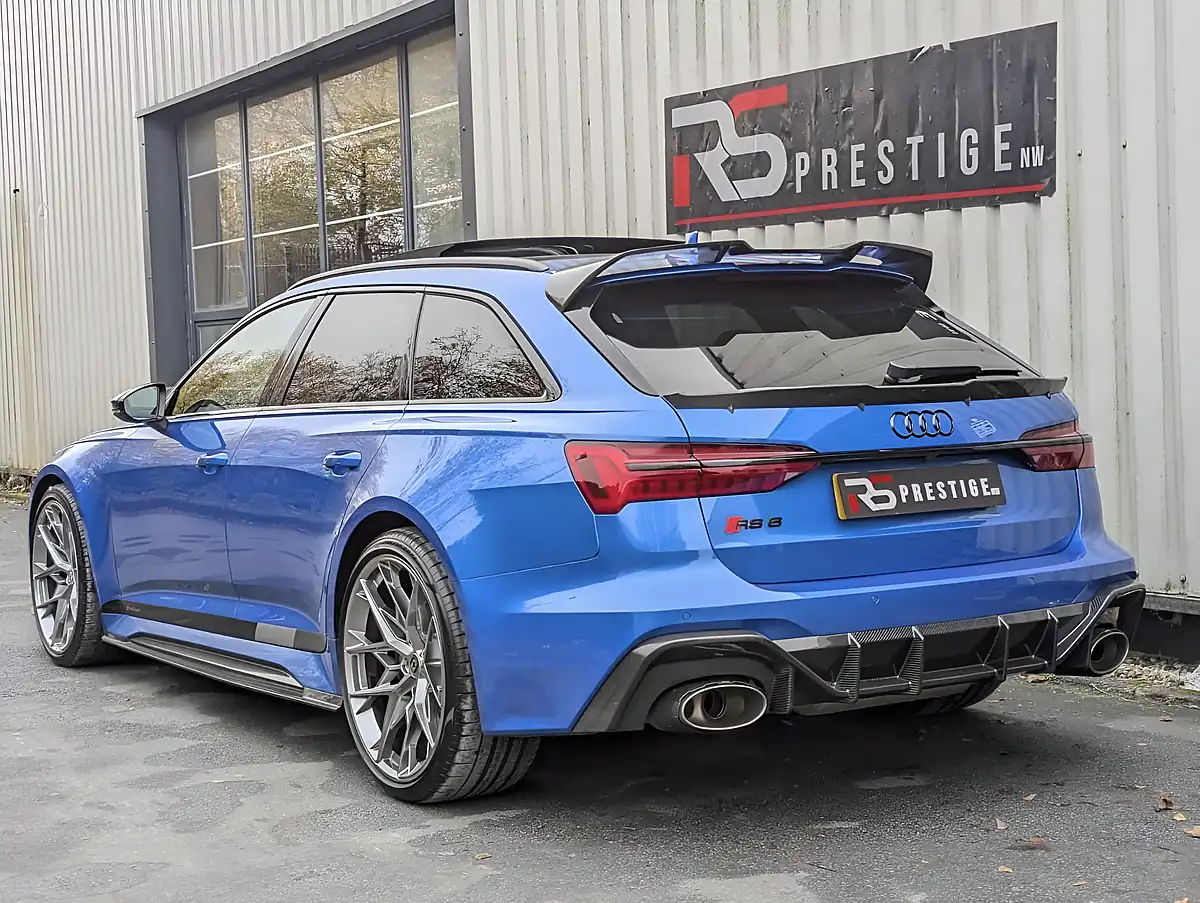 Used 2020 Audi RS6 Avant Carbon Black Blue - Interior and Exterior details 4