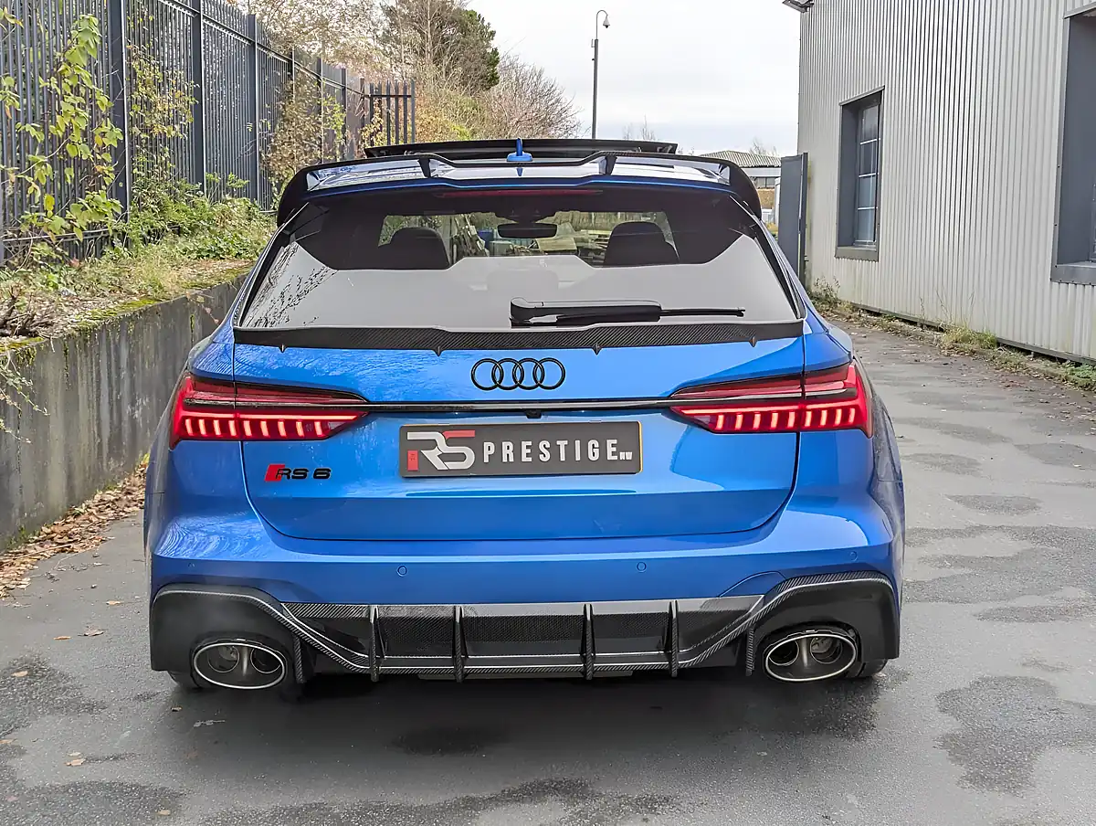 Used 2020 Audi RS6 Avant Carbon Black Blue - Interior and Exterior details 5