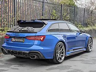 Used 2020 Audi RS6 Avant Carbon Black Blue - Interior and Exterior details 6