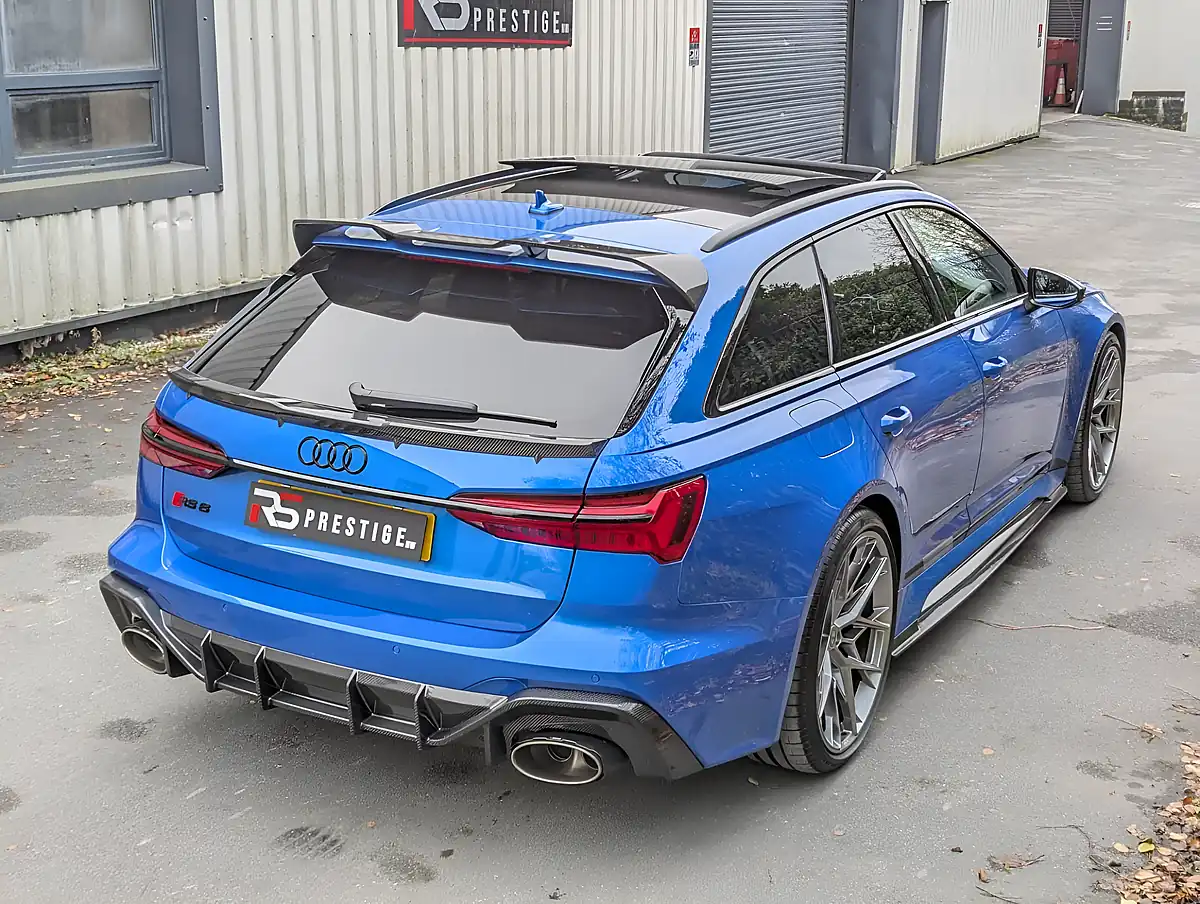 Used 2020 Audi RS6 Avant Carbon Black Blue - Interior and Exterior details 9