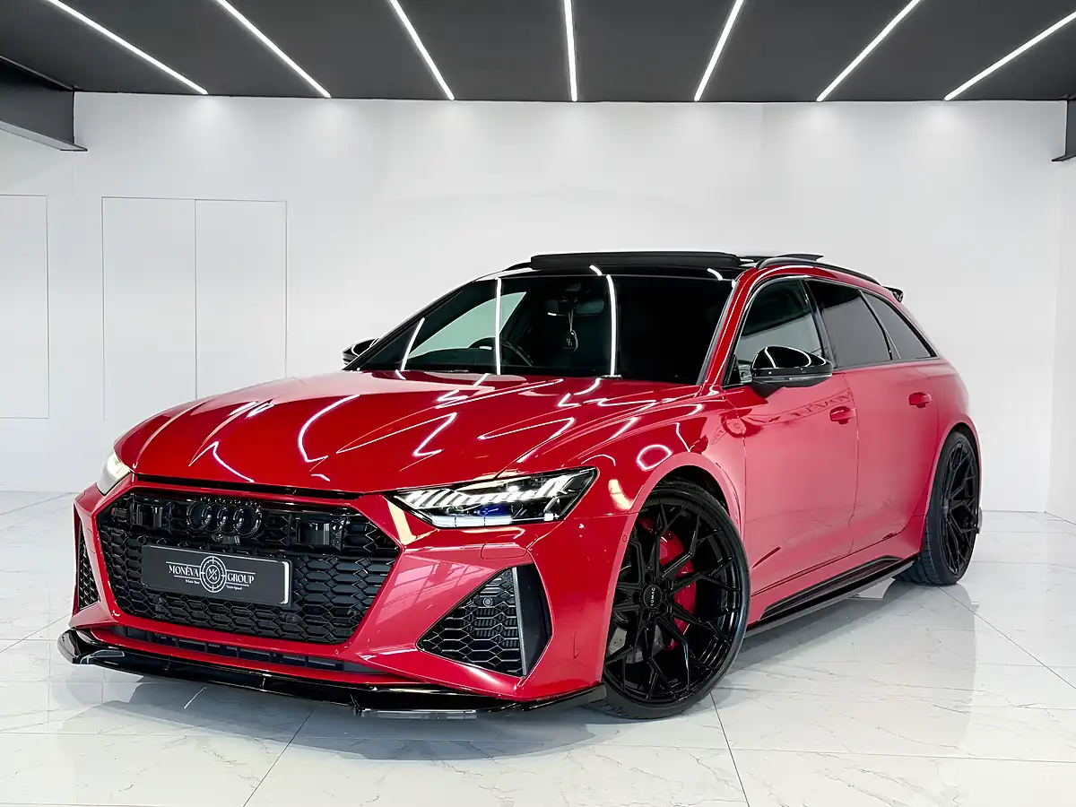 Used 2020 Audi RS6 Avant Vorsprung Red - Interior and Exterior details 2