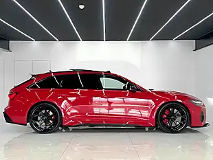 Used 2020 Audi RS6 Avant Vorsprung Red - Interior and Exterior details 4