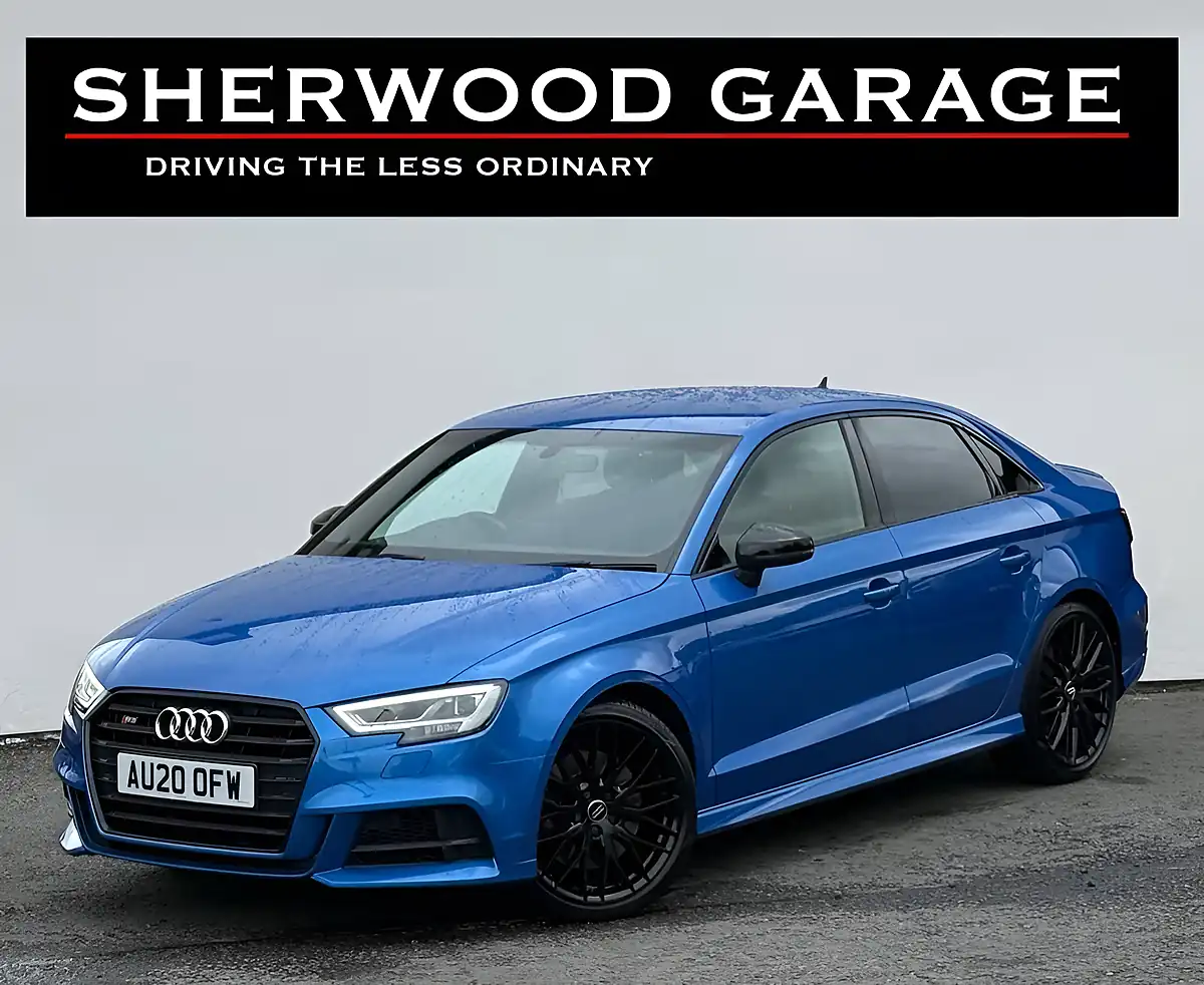 Used 2020 Audi S3 Black Edition Blue - Front View