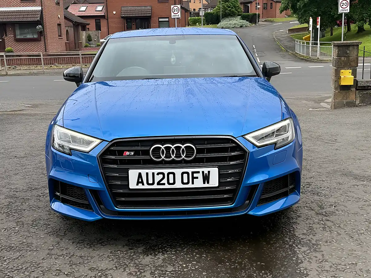Used 2020 Audi S3 Black Edition Blue - Interior and Exterior details 10