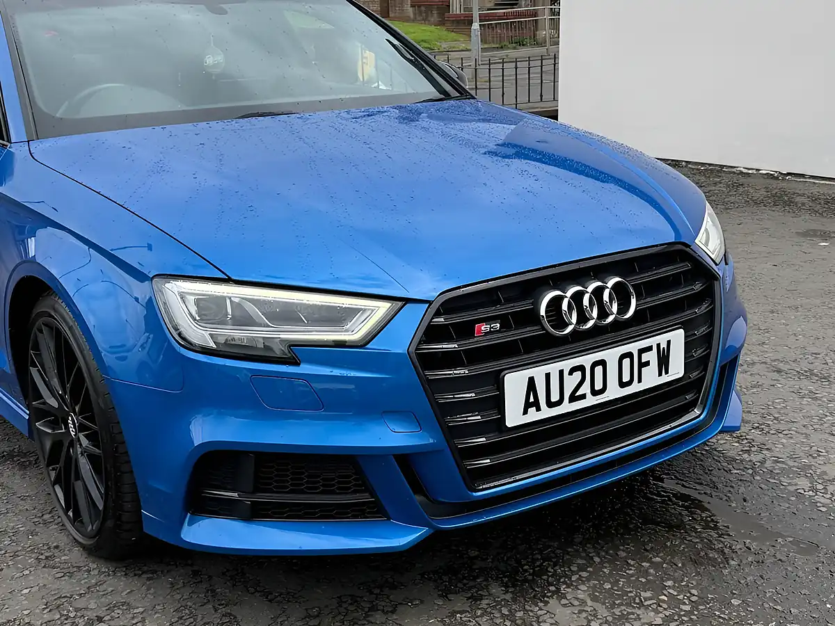 Used 2020 Audi S3 Black Edition Blue - Interior and Exterior details 11