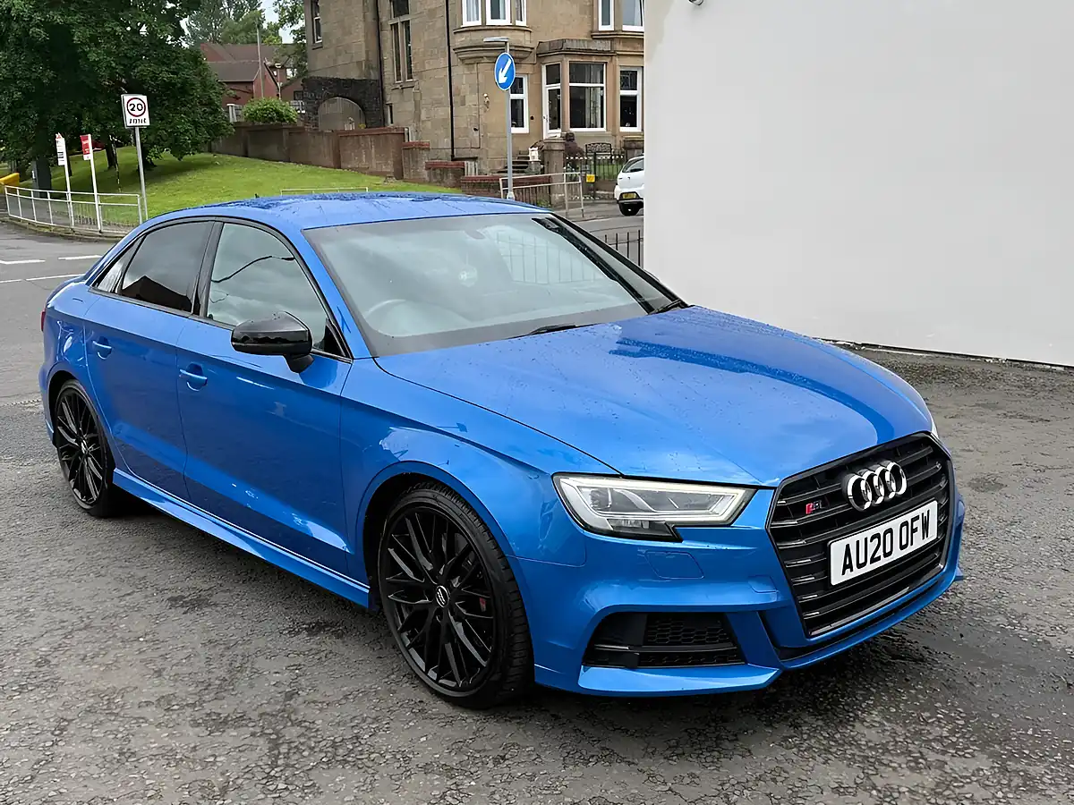 Used 2020 Audi S3 Black Edition Blue - Interior and Exterior details 12