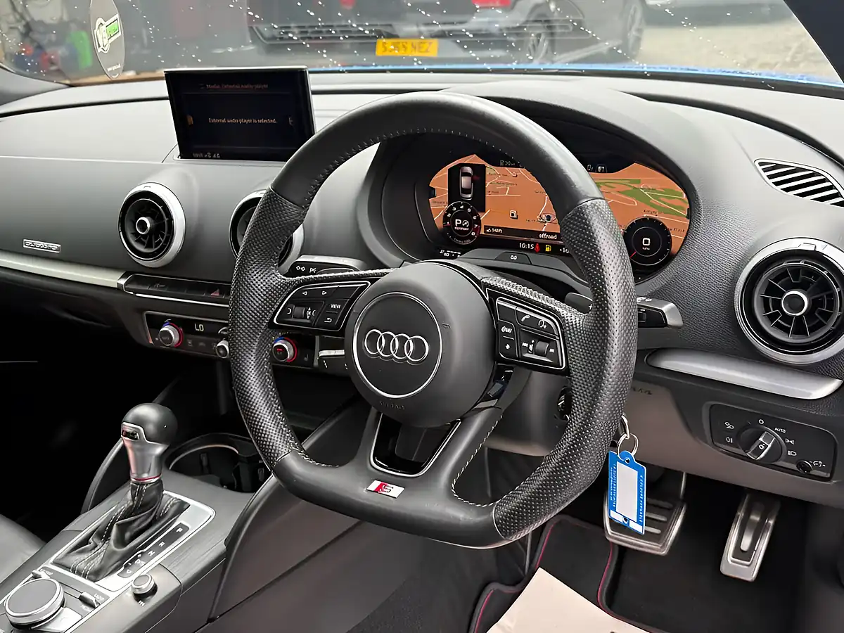Used 2020 Audi S3 Black Edition Blue - Interior and Exterior details 14