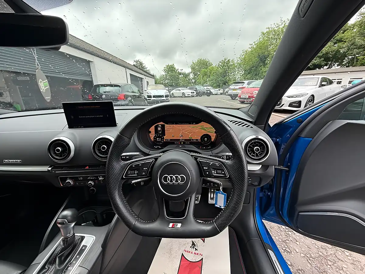 Used 2020 Audi S3 Black Edition Blue - Interior and Exterior details 17