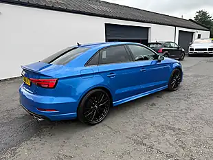 Used 2020 Audi S3 Black Edition Blue - Interior and Exterior details 3