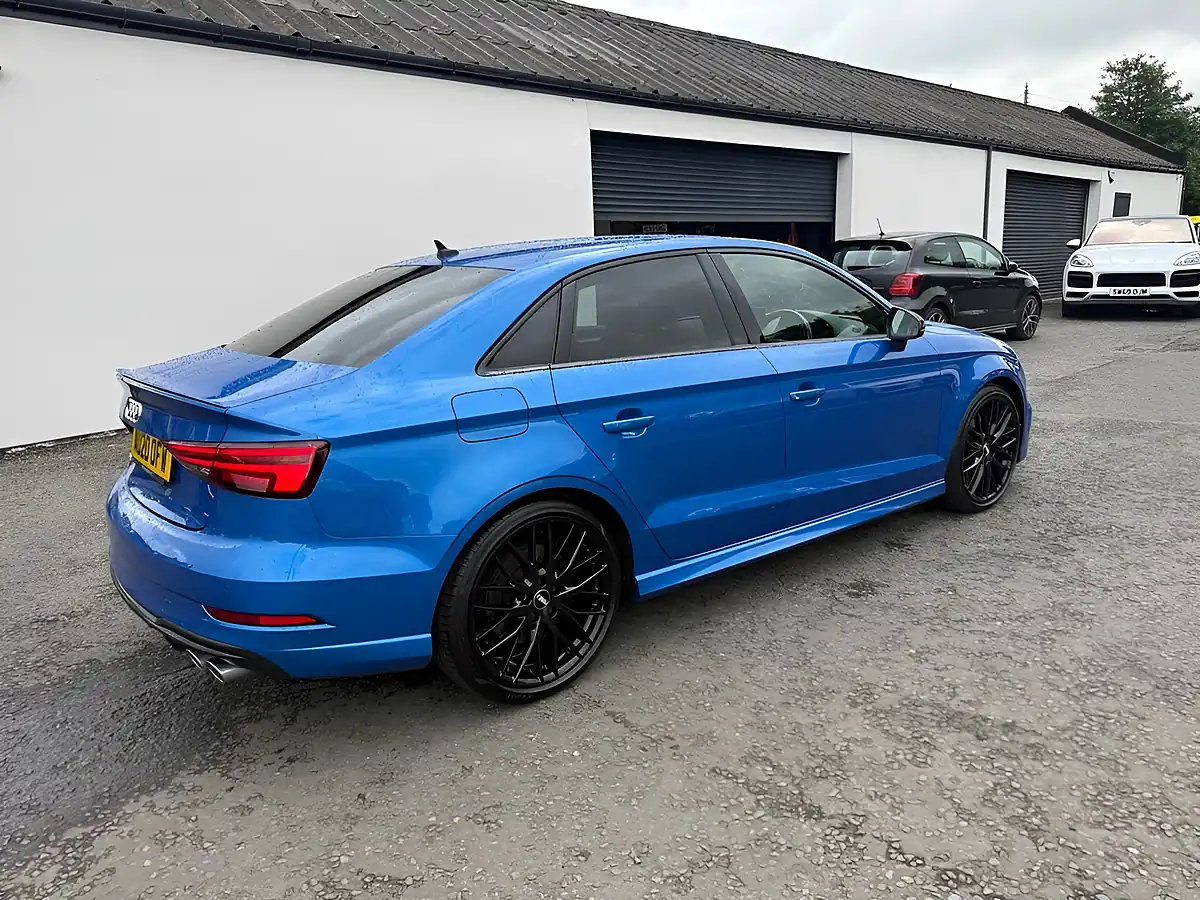 Used 2020 Audi S3 Black Edition Blue - Interior and Exterior details 3