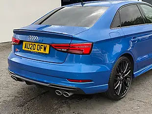 Used 2020 Audi S3 Black Edition Blue - Interior and Exterior details 4