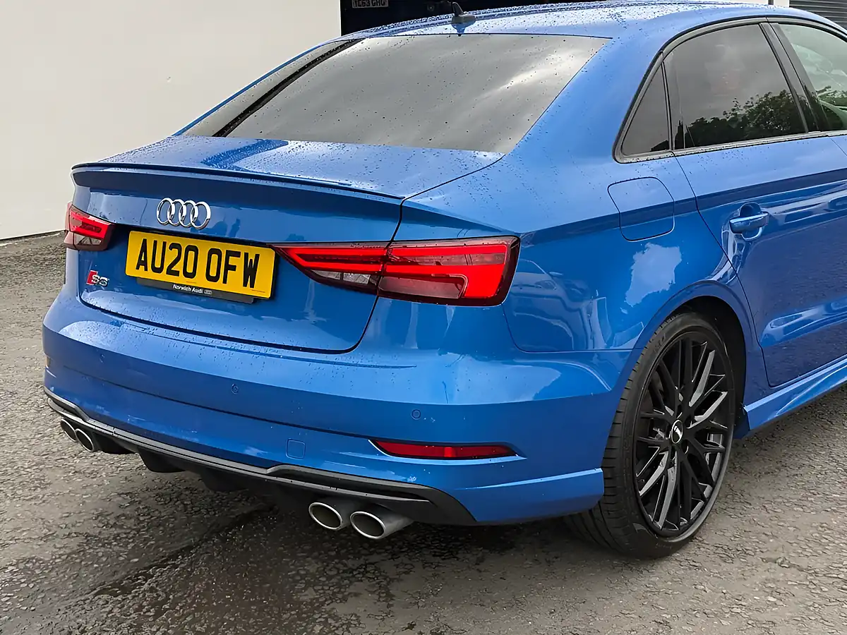 Used 2020 Audi S3 Black Edition Blue - Interior and Exterior details 4