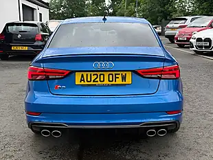 Used 2020 Audi S3 Black Edition Blue - Interior and Exterior details 5