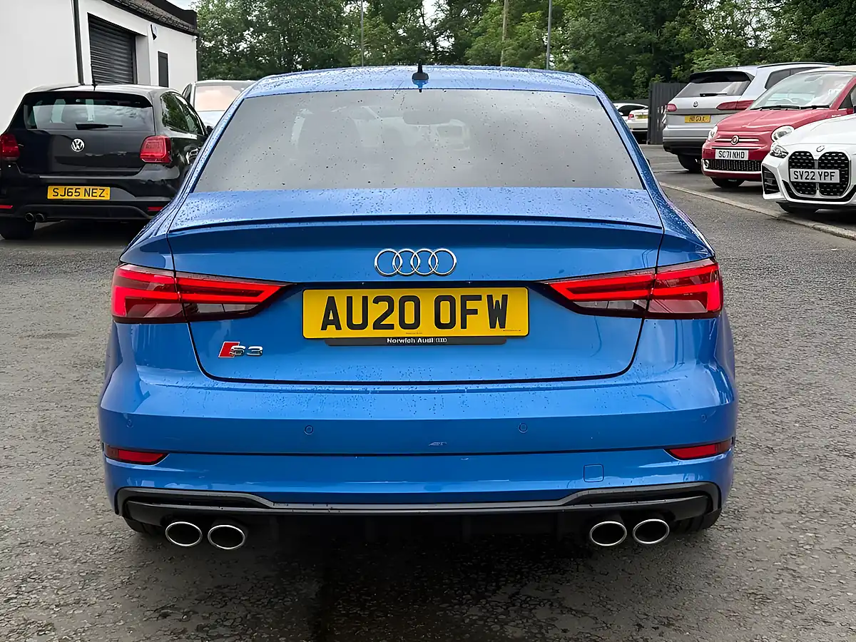 Used 2020 Audi S3 Black Edition Blue - Interior and Exterior details 5