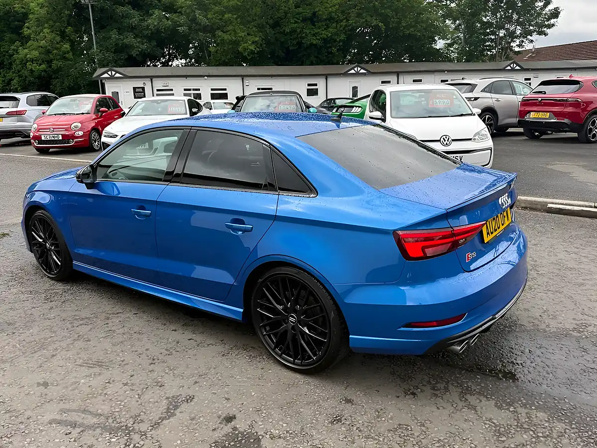 Used 2020 Audi S3 Black Edition Blue - Interior and Exterior details 7