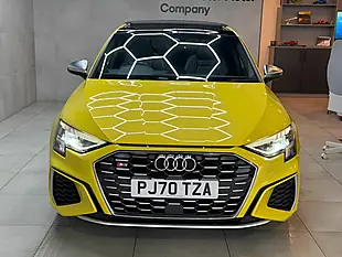 Used 2020 Audi S3 S Yellow - Interior and Exterior details 4