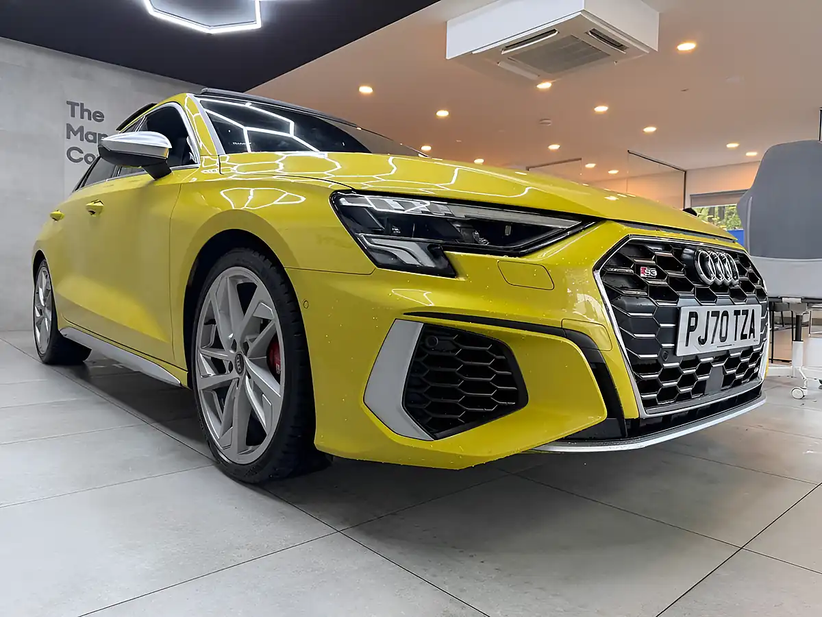 Used 2020 Audi S3 S Yellow - Interior and Exterior details 5