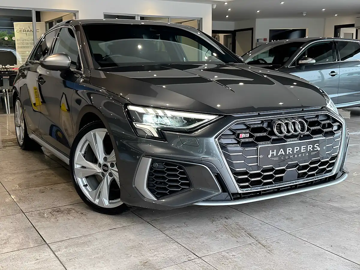 Used 2020 Audi S3 Sportback Grey - Front View