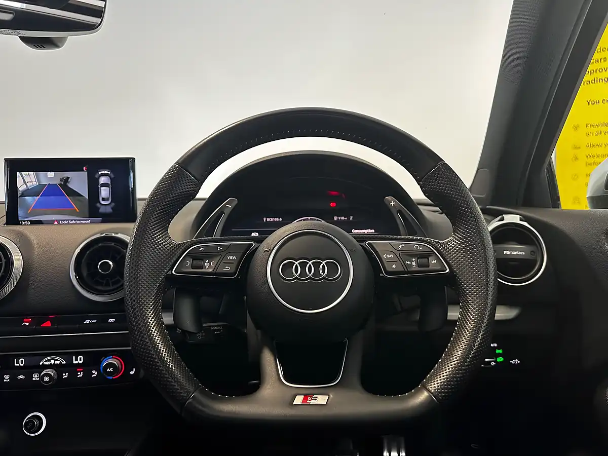 Used 2020 Audi S3 White - Interior and Exterior details 13