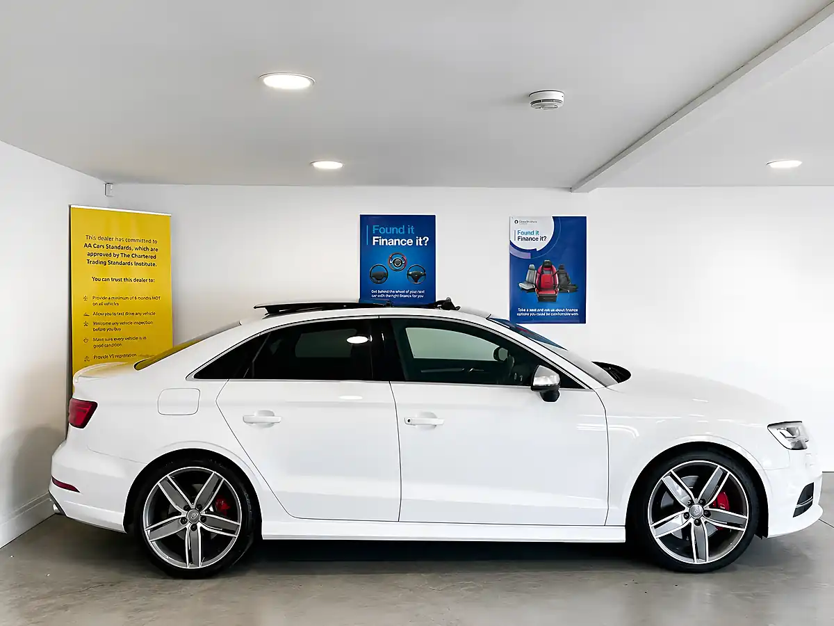 Used 2020 Audi S3 White - Interior and Exterior details 7