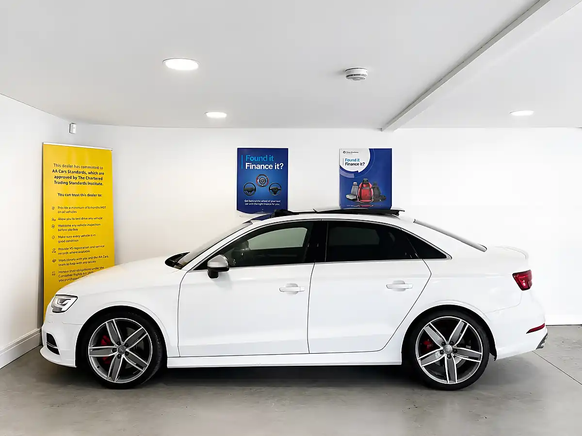 Used 2020 Audi S3 White - Interior and Exterior details 9