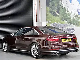 Used 2020 Audi S8 Red - Interior and Exterior details 10