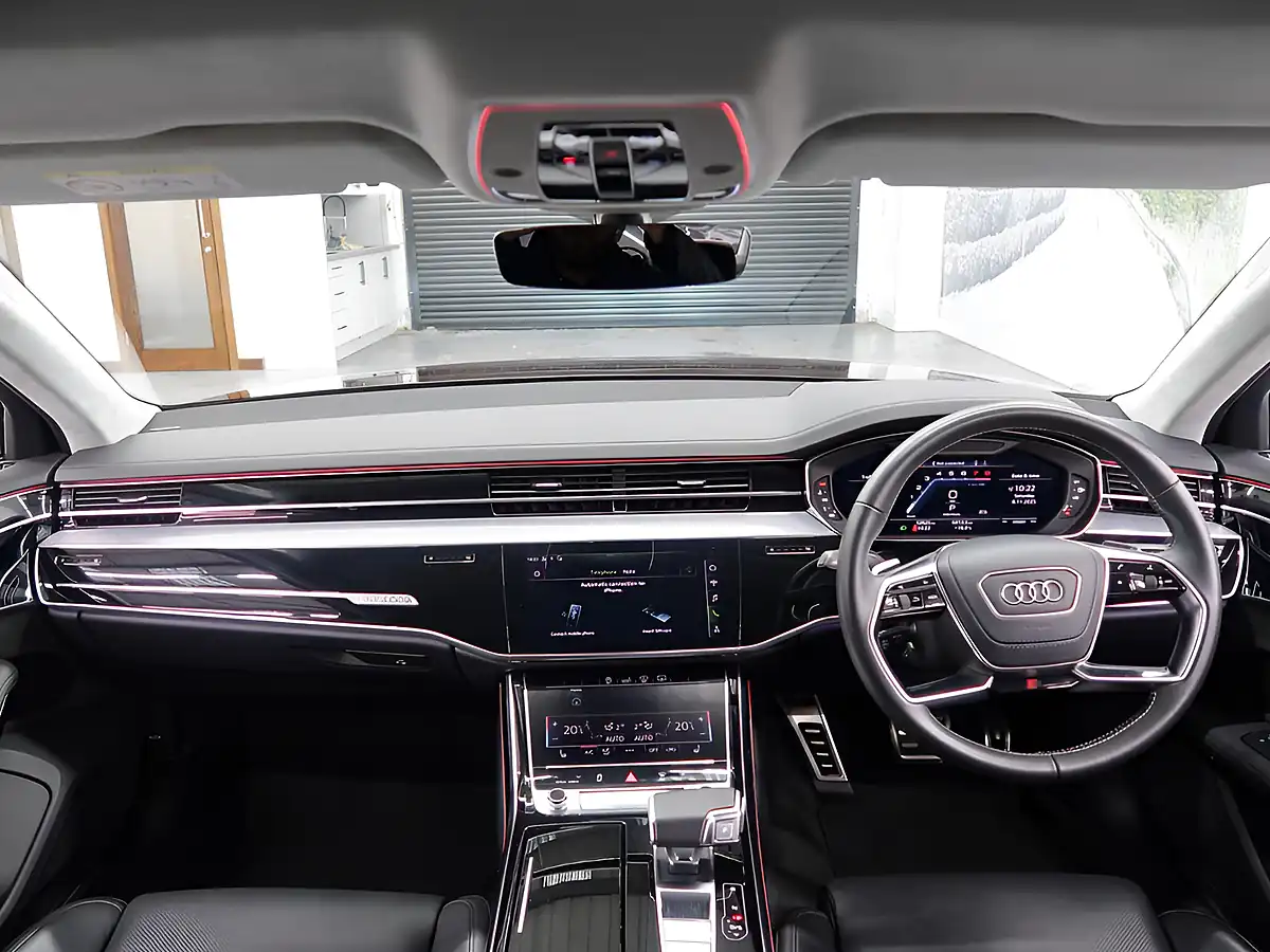 Used 2020 Audi S8 Red - Interior and Exterior details 12