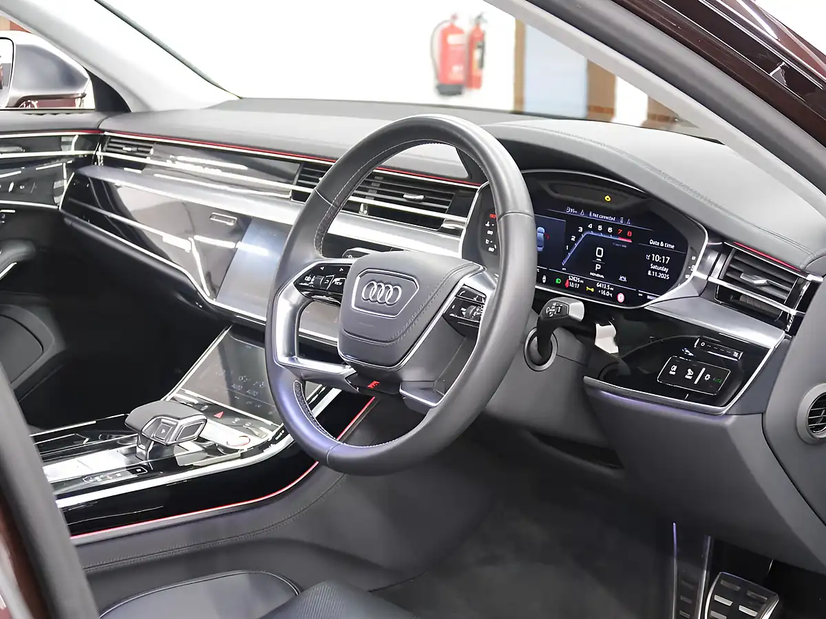 Used 2020 Audi S8 Red - Interior and Exterior details 15