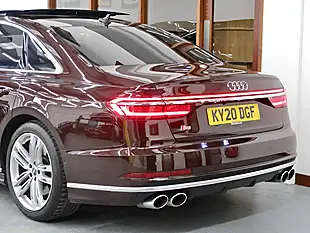 Used 2020 Audi S8 Red - Interior and Exterior details 4