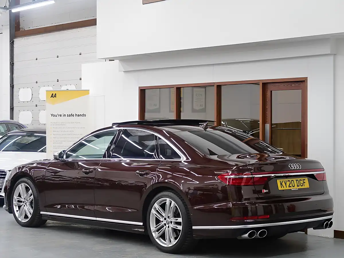 Used 2020 Audi S8 Red - Interior and Exterior details 6