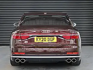 Used 2020 Audi S8 Red - Interior and Exterior details 8
