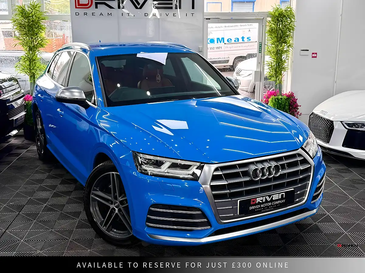 Used 2020 Audi SQ5 Blue - Interior and Exterior details 8