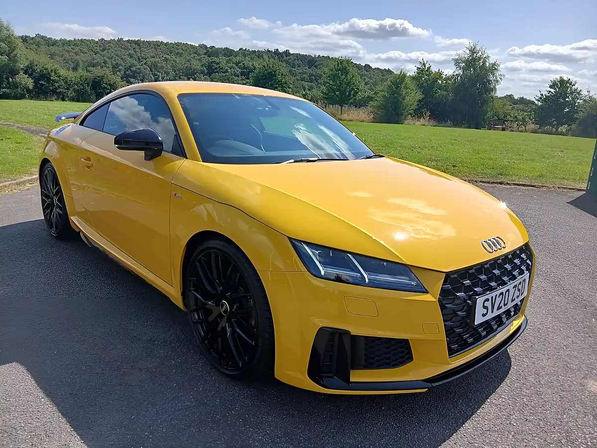 Used 2020 Audi Tt Black Edition Yellow - Front View