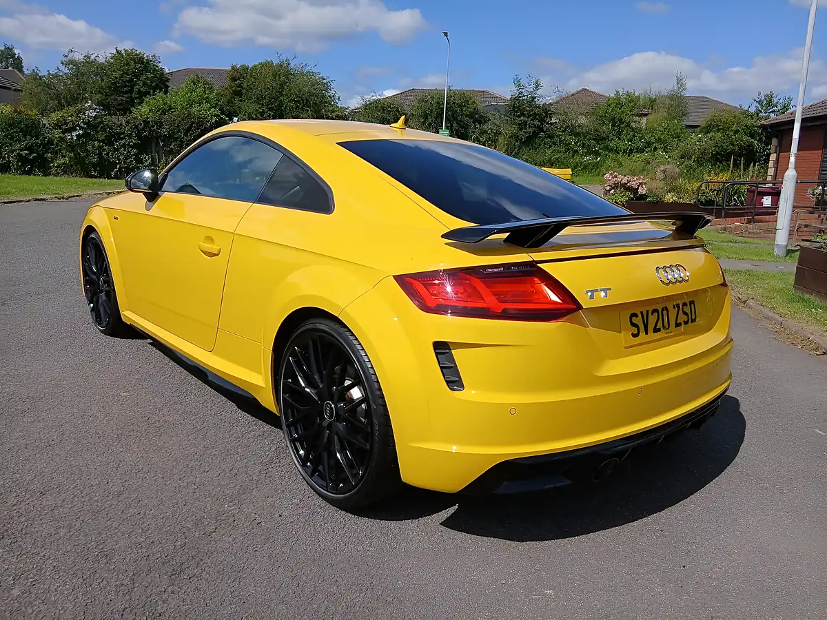 Used 2020 Audi Tt Black Edition Yellow - Interior and Exterior details 3