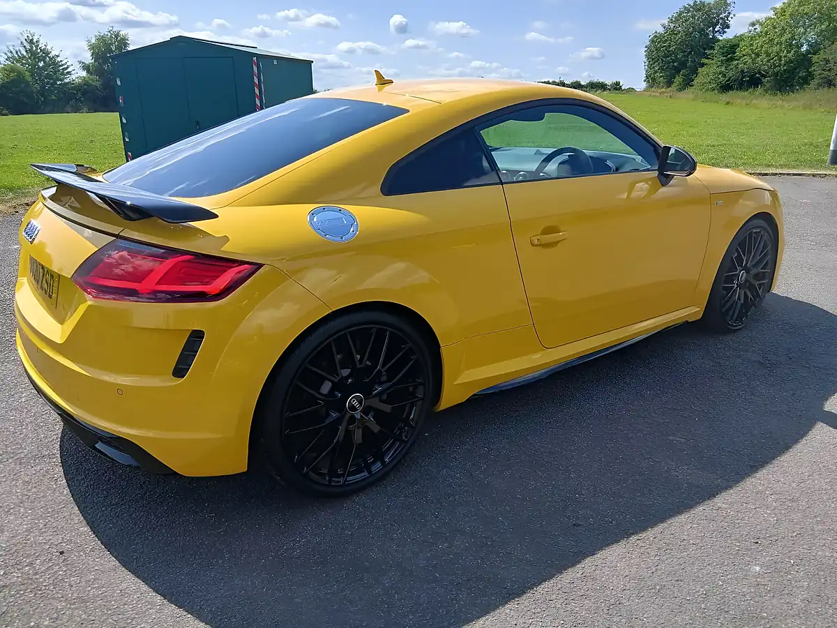 Used 2020 Audi Tt Black Edition Yellow - Interior and Exterior details 4