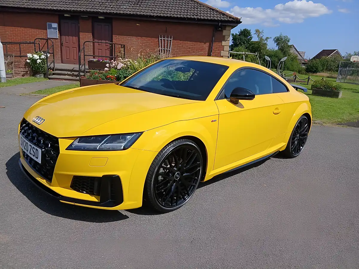 Used 2020 Audi Tt Black Edition Yellow - Interior and Exterior details 6